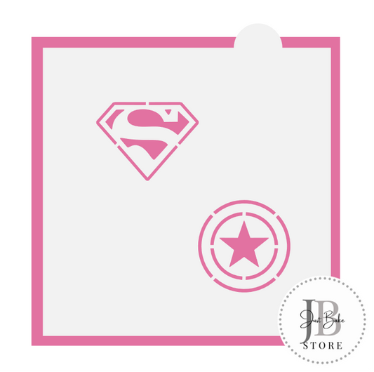 209. Super Hero Stencil