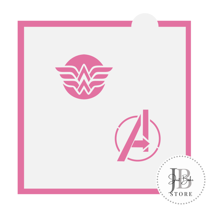 210. Super Hero Stencil