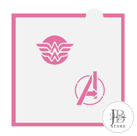 210. Super Hero Stencil