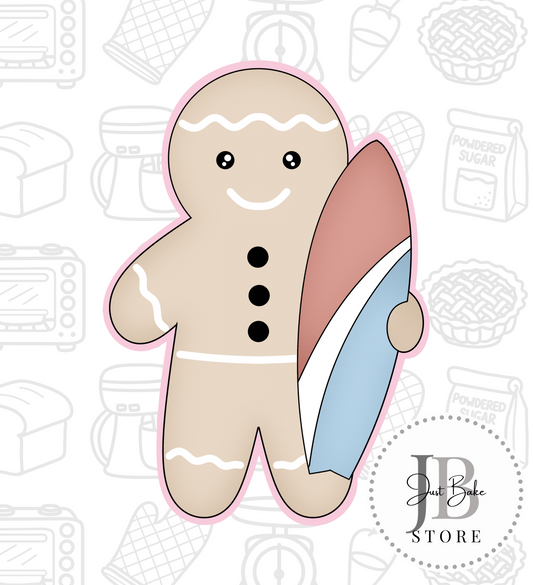 251. Summer Gingerbread Man Cookie Cutter