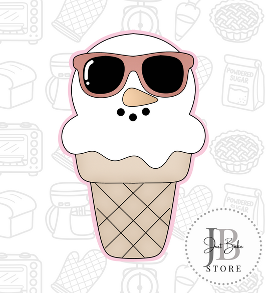 252. Summer Snowman Cookie Cutter