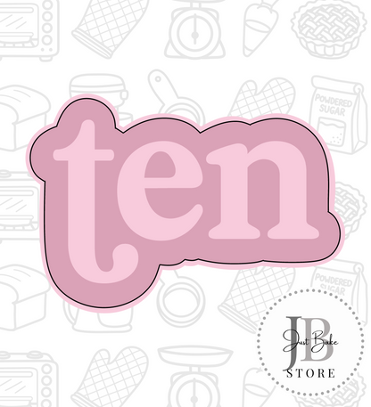 Number Cookie Cutter