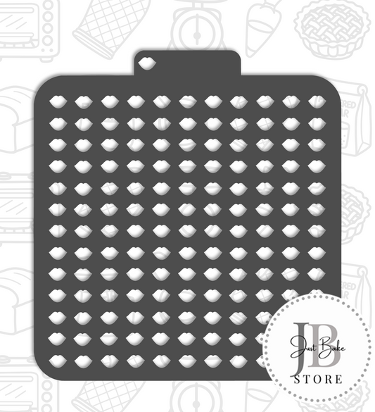 272. Lips Sprinkle Stencil