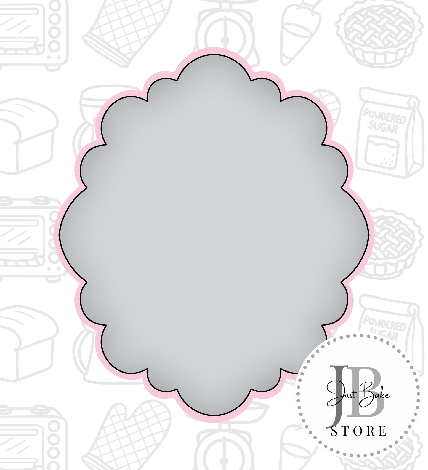 293. Plaque Cookie Cutter