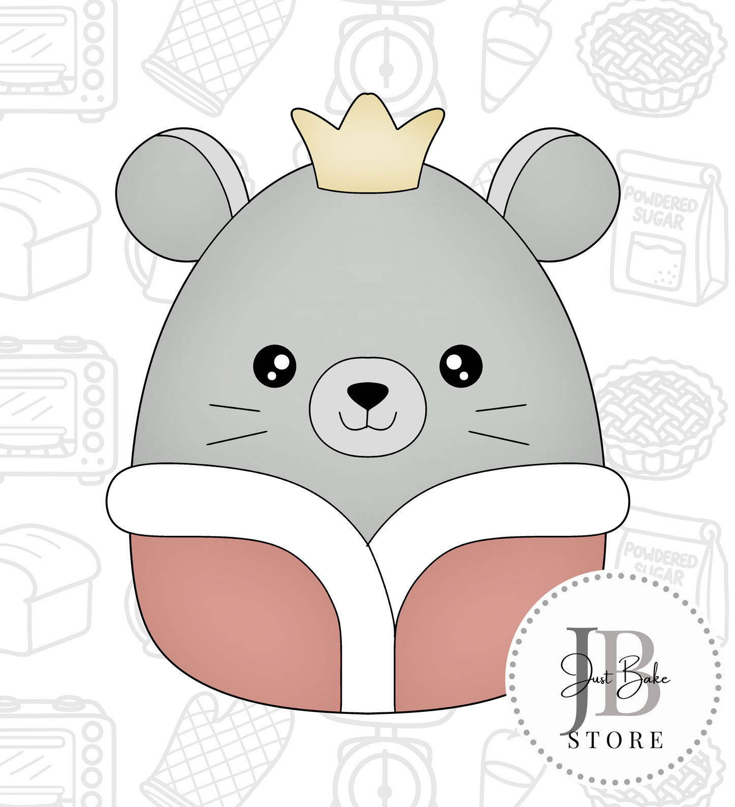 303. Nutcracker Squishmallows Cookie Cutters (Set of 4)