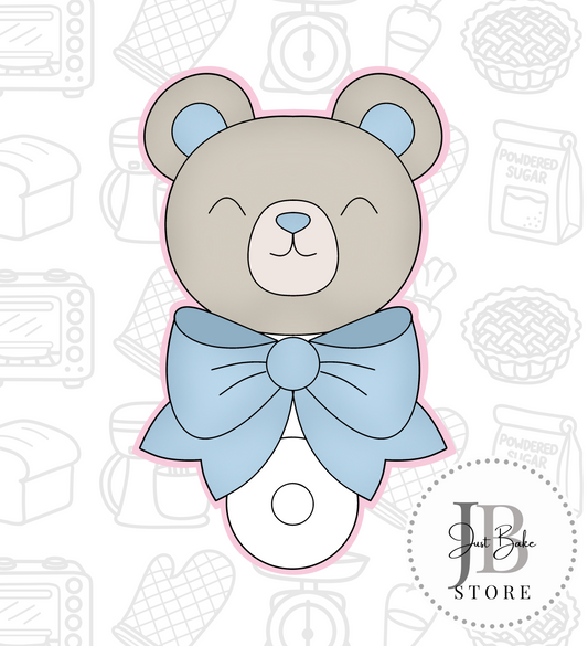 351. Baby Rattle Cookie Cutter