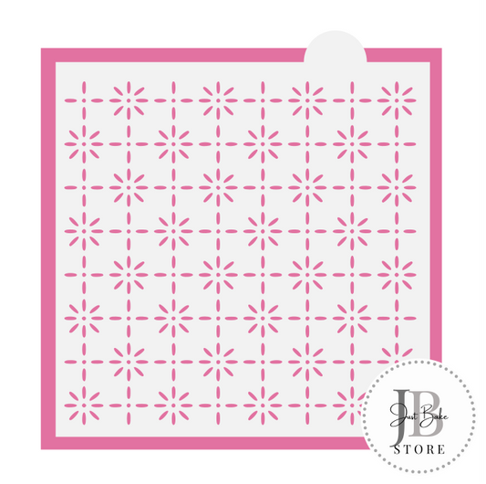 409. Pattern Background Cookie Stencil