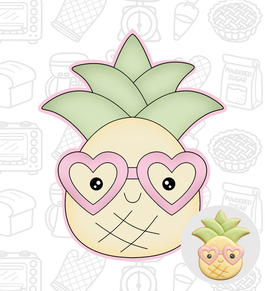 416. Hawaii Pineapple Cookie Cutter