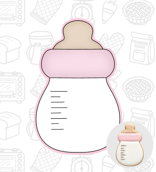 431. Baby Bottle Cookie Cutter