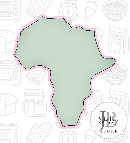 432. Africa Map Cookie Cutter