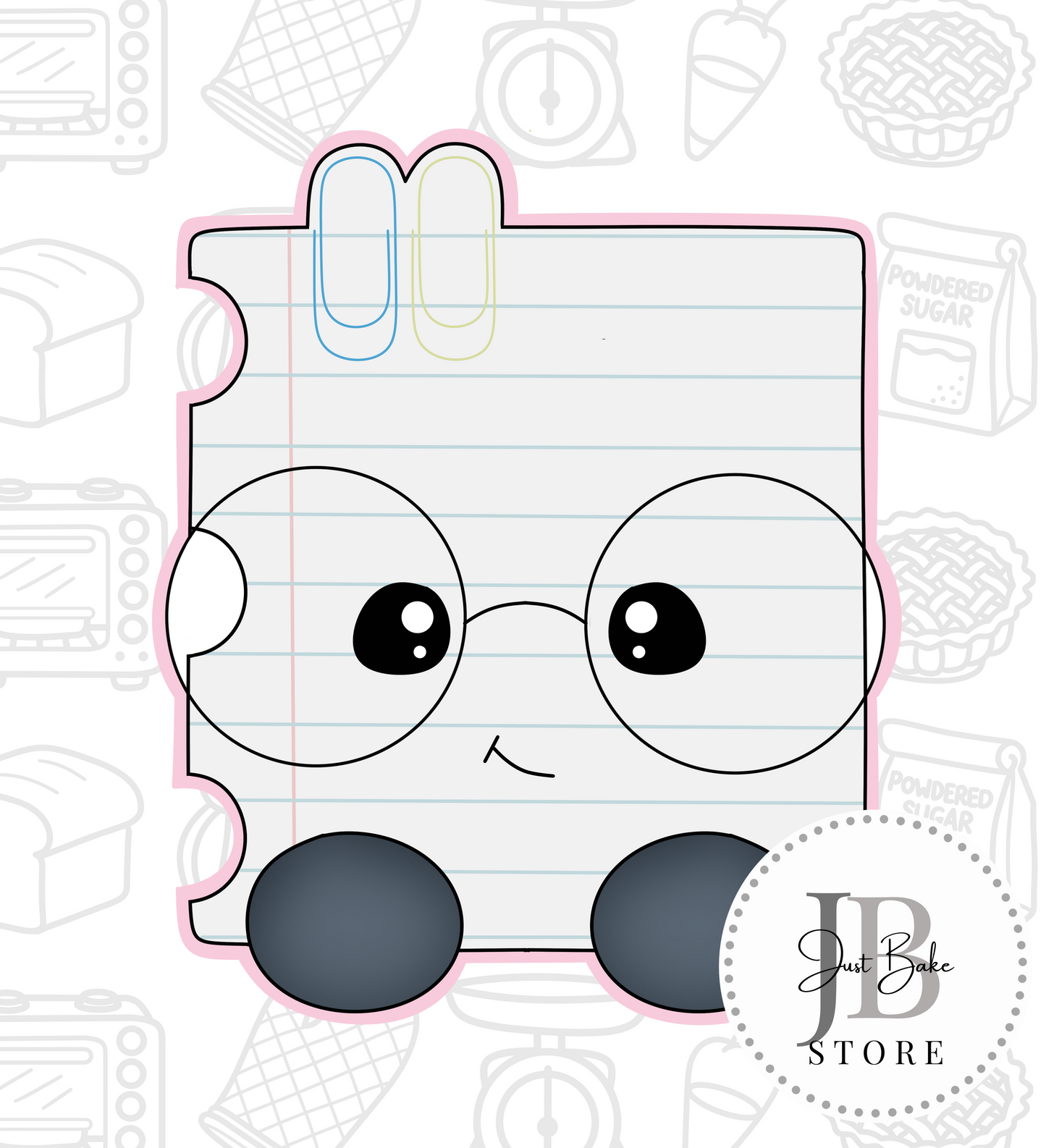 442. Nerd School Stationary Cookie Cutter