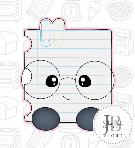 442. Nerd School Stationary Cookie Cutter