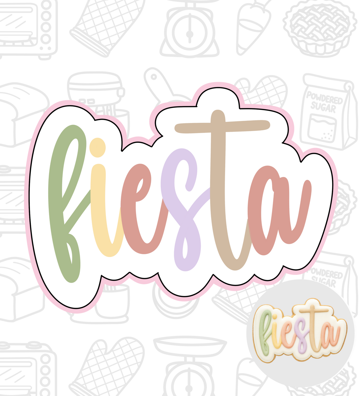 444. Fiesta Cookie Cutter