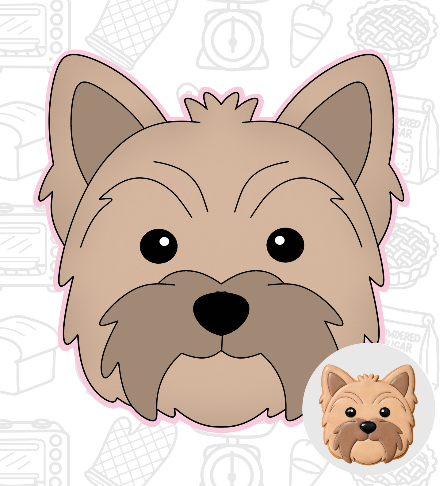 496. Dog Cookie Cutter (Yorkie)