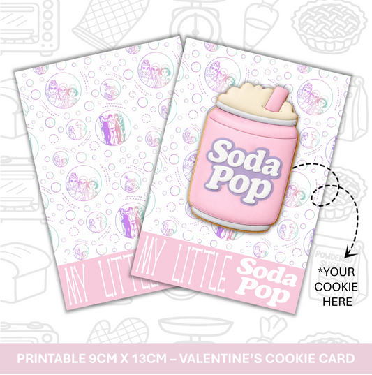 523. My Little Soda Pop Cookie Card Digital Download