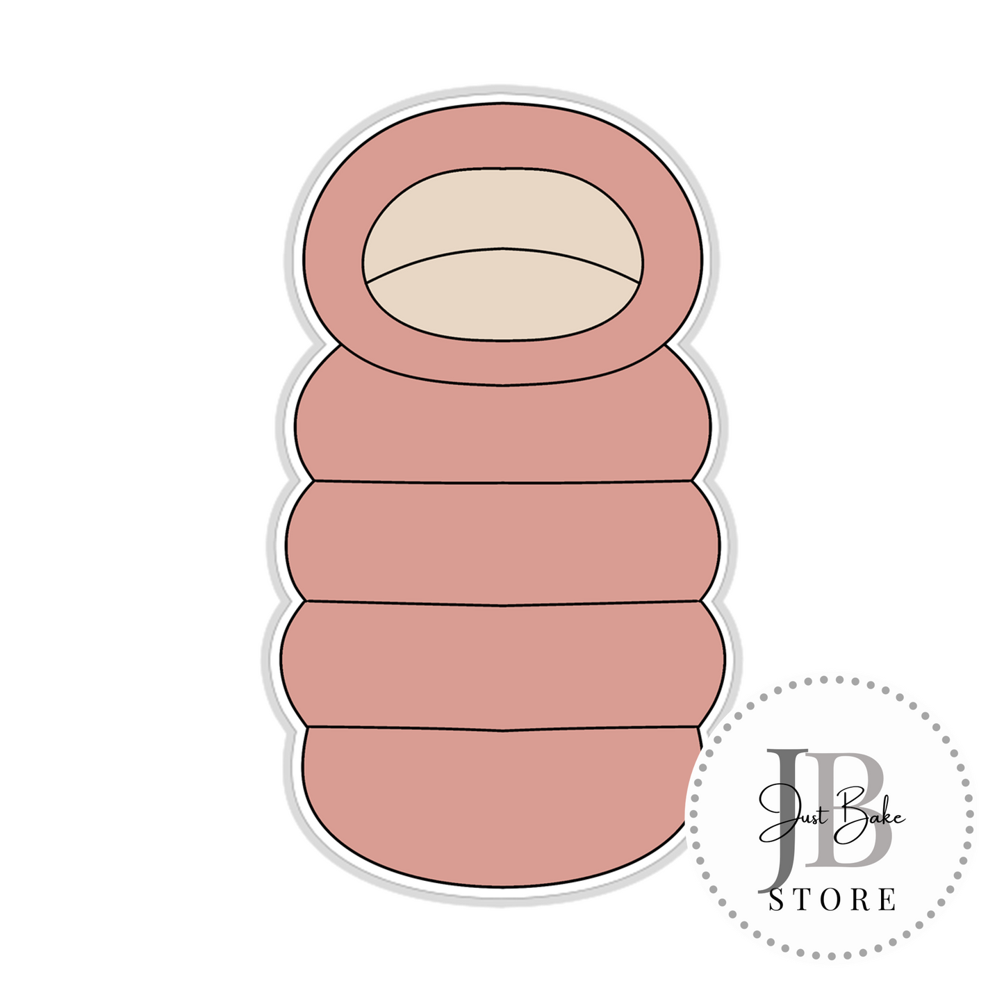 53. Sleeping Bag Cookie Cutter