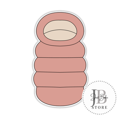 53. Sleeping Bag Cookie Cutter