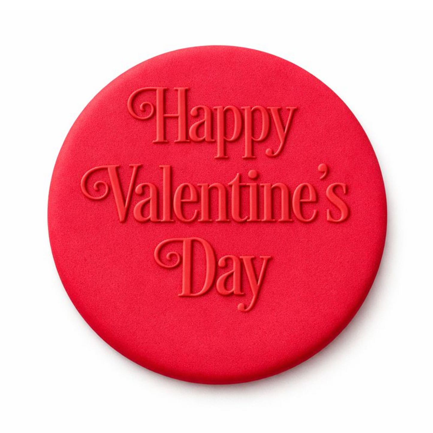 539. Happy Valentines Day Fondant Debosser