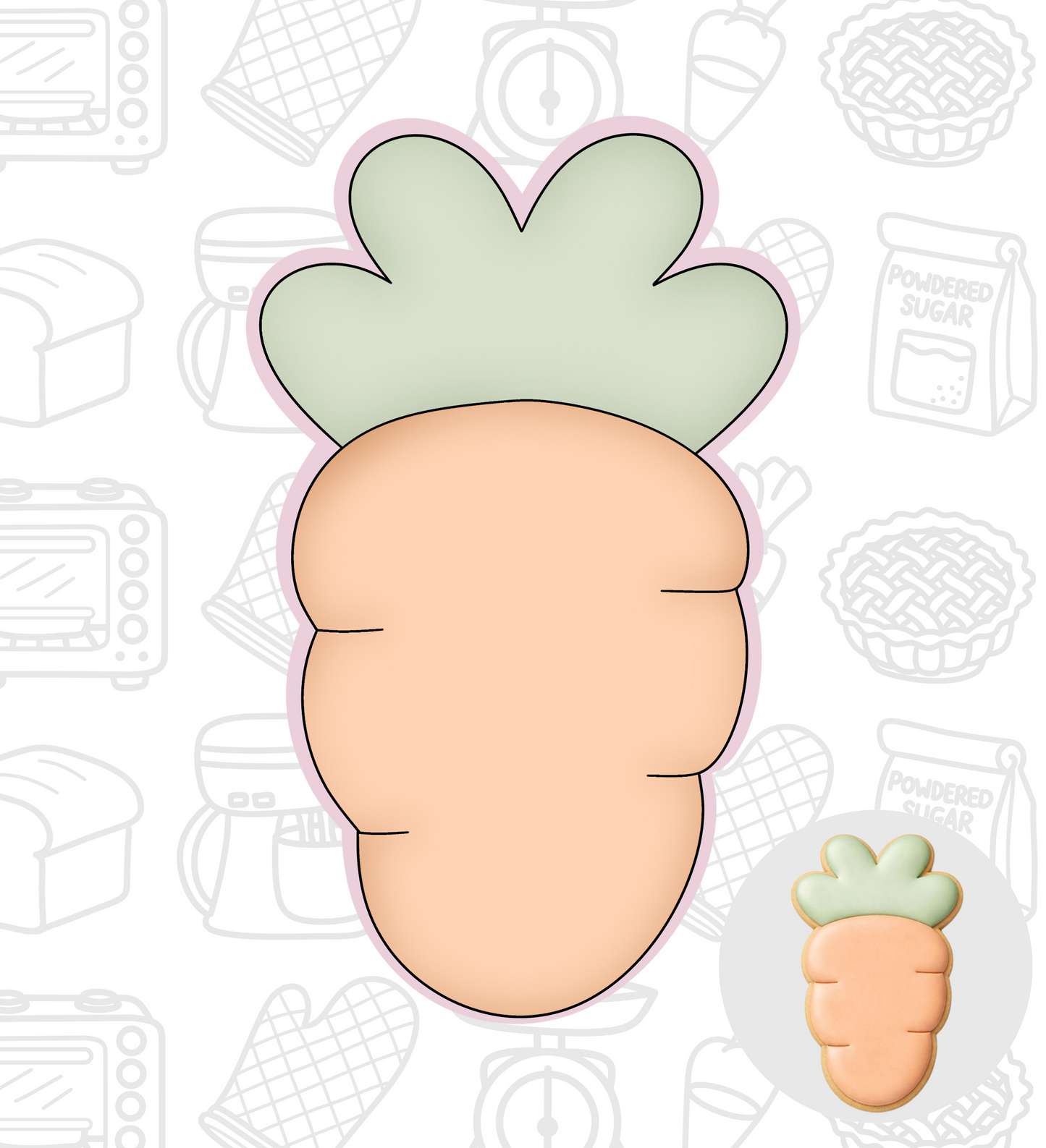 556. Carrot Cookie Cutter