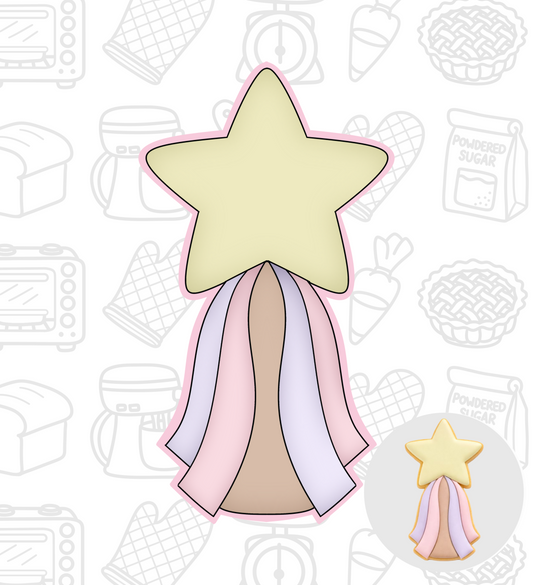 587. Fairy Wand Cookie Cutter