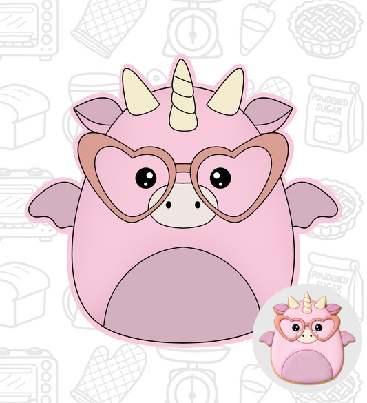 598. Valentines Squishmallow Cookie Cutter