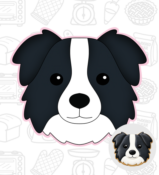 602. Dog Cookie Cutter (Border Collie)