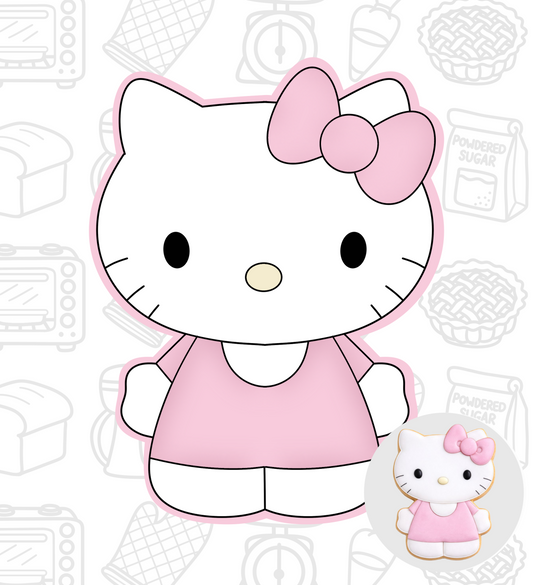 629. Hello Kitty Cookie Cutter