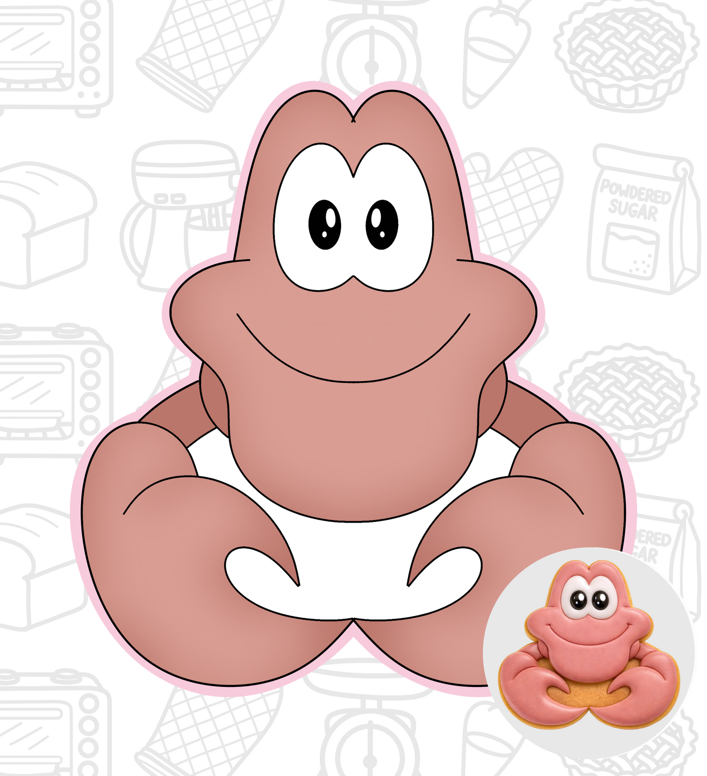 647. Little Mermaid Cookie Cutter