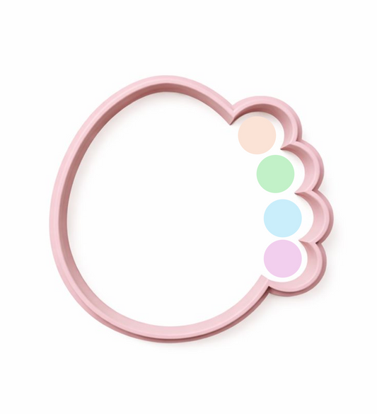 667. Easter Egg PYO Cookie Cutter (9.5cm Longest Side)