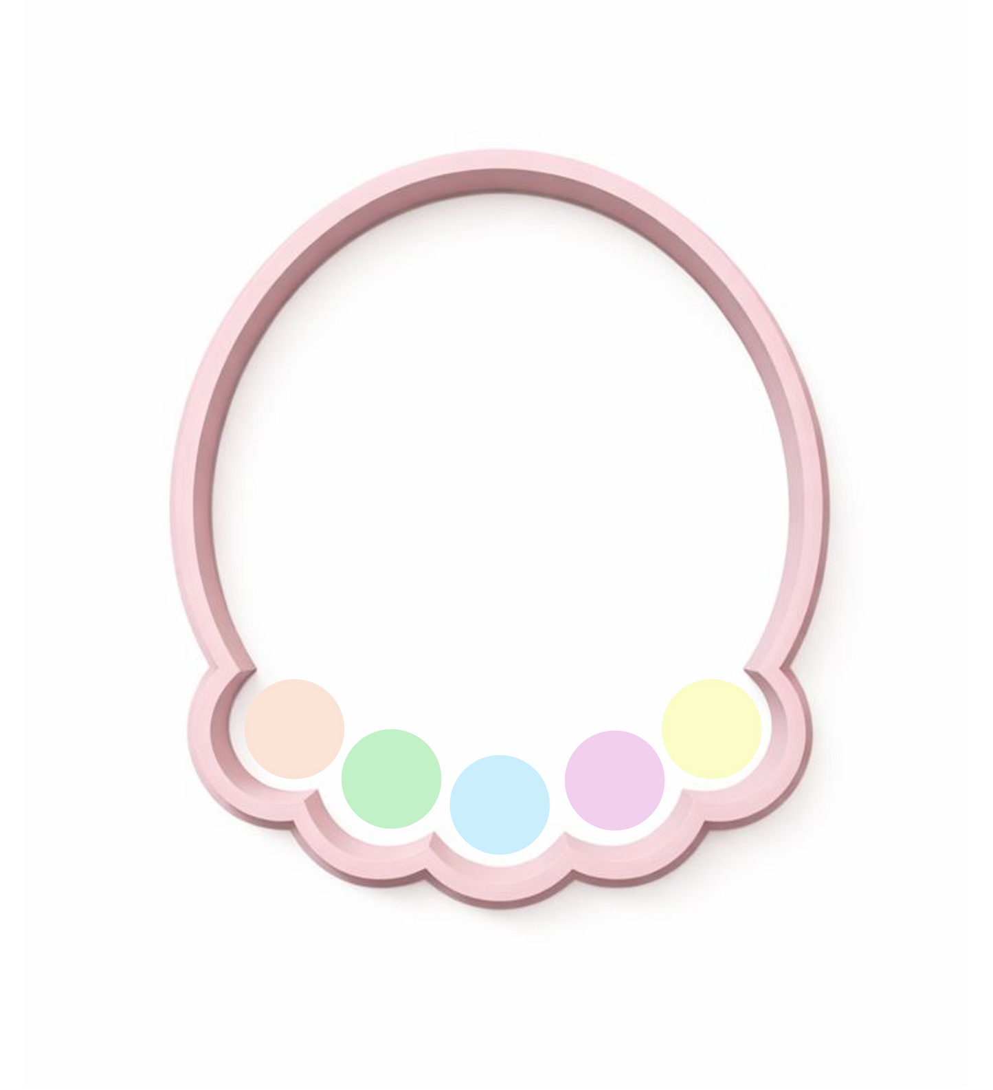 668. Round PYO Cookie Cutter (10cm Longest Side)