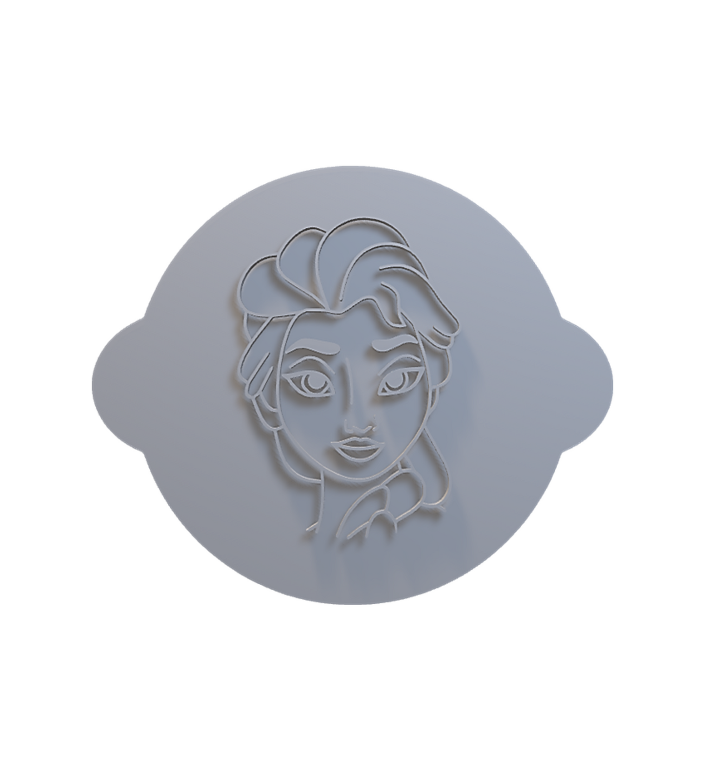 680. Frozen Elsa Fondant Stamp