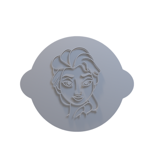 680. Frozen Elsa Fondant Stamp