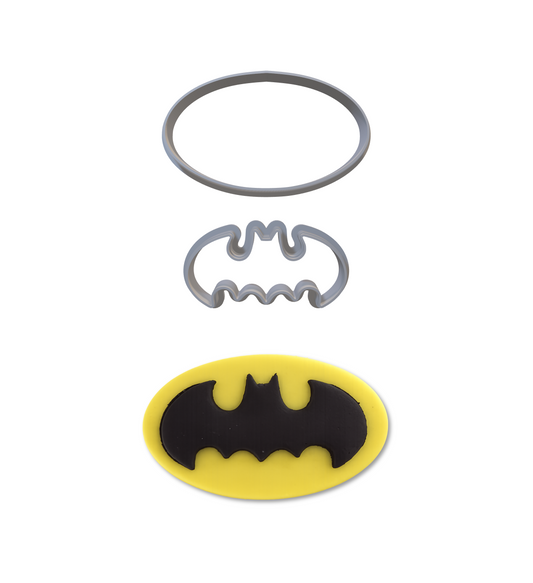 684. Batman Fondant Cutter (6.5cm Cupcake Size)