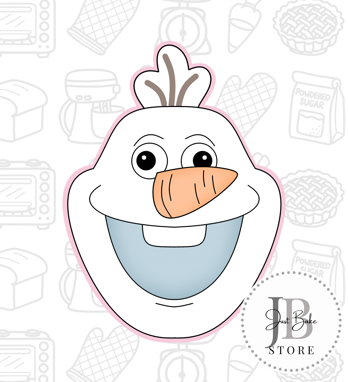 709. Frozen Olaf Cookie Cutter
