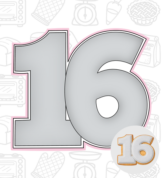 725. Sixteen Cookie Cutter