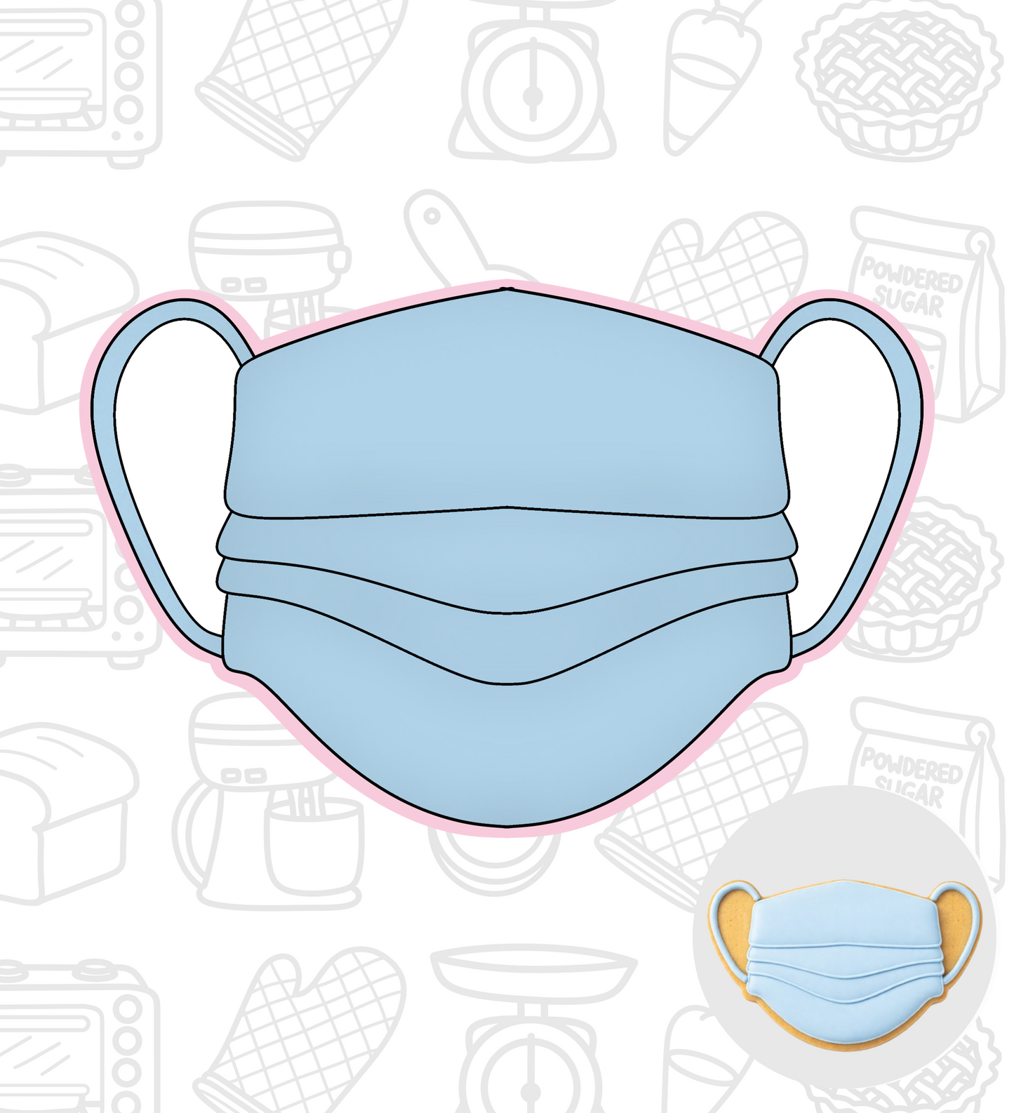 762. Medical Mask Cookie Cutter