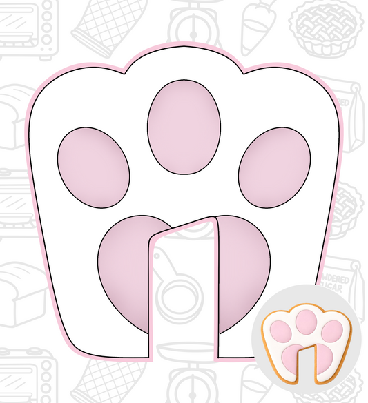 781. Bunny Paw Hug Hugger (6.5cm)