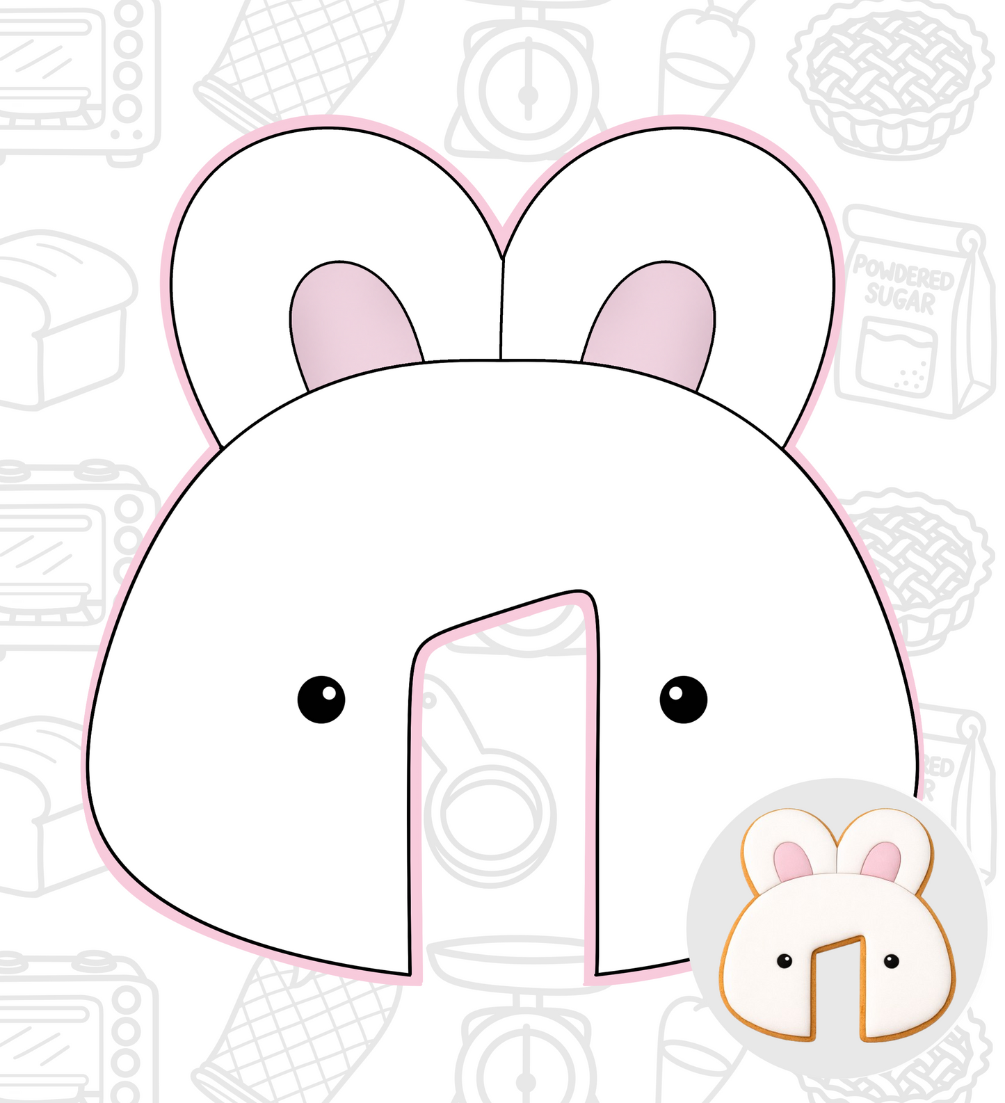 784. Bunny Hug Hugger (6.5cm)