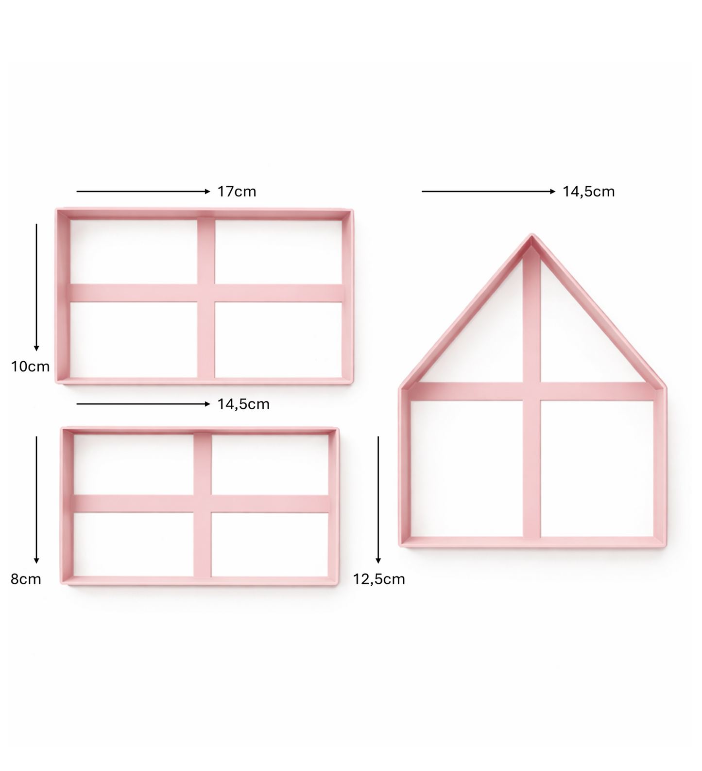 798. Gingerbread House - Outline Only Cookie Cutter