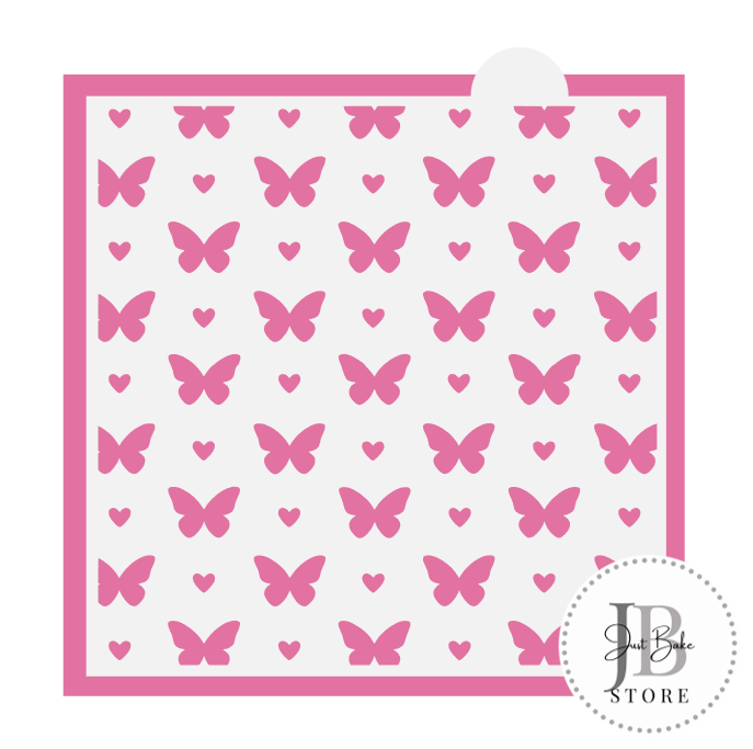 816. Butterflies Cookie Stencil