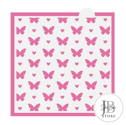 816. Butterflies Cookie Stencil