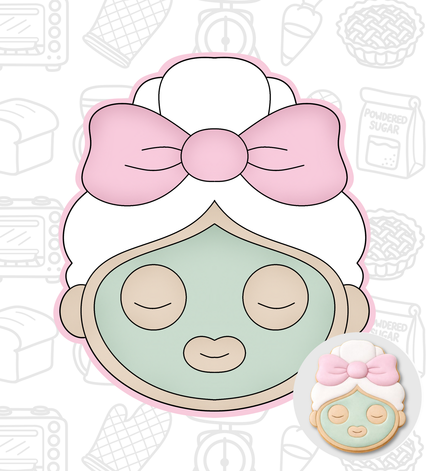 818. Spa Girl Cookie Cutter