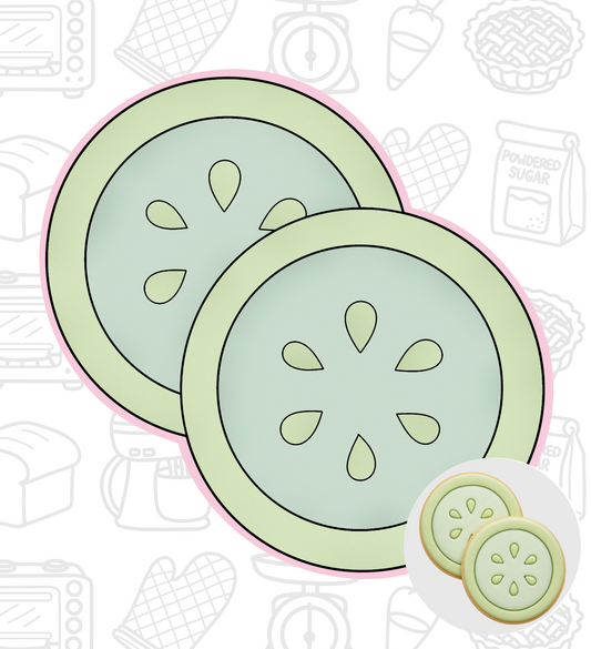 822. Cucumber Cookie Cutter