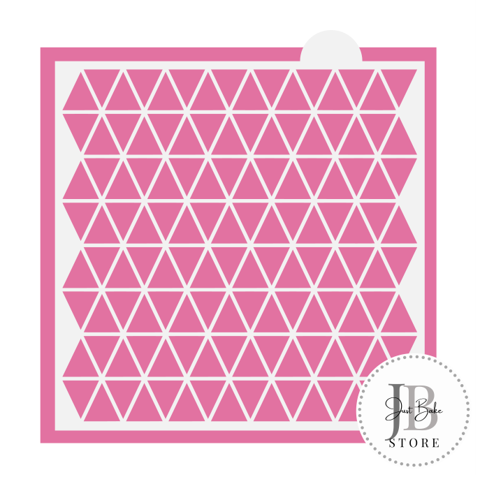 824. Triangle Grid Cookie Stencil