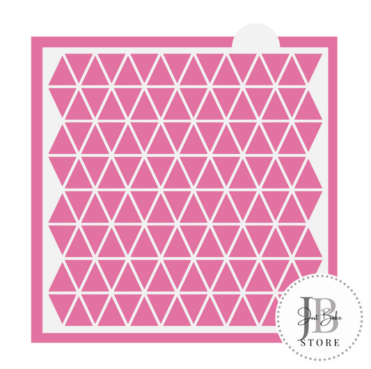 824. Triangle Grid Cookie Stencil