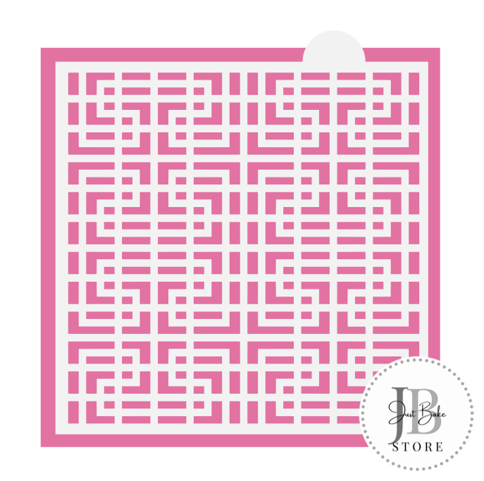 826. Asian Oriental Pattern Stencil