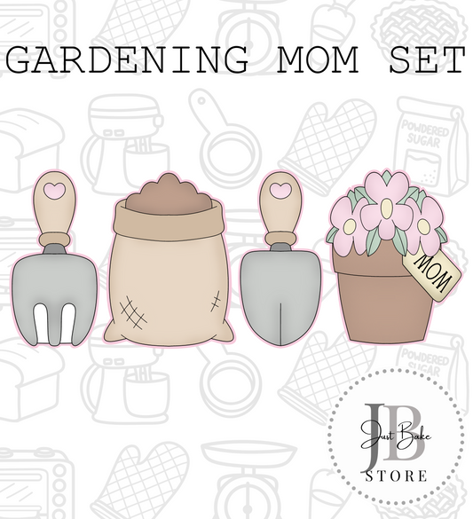 846. Gardening Mom Cookie Cutter Set