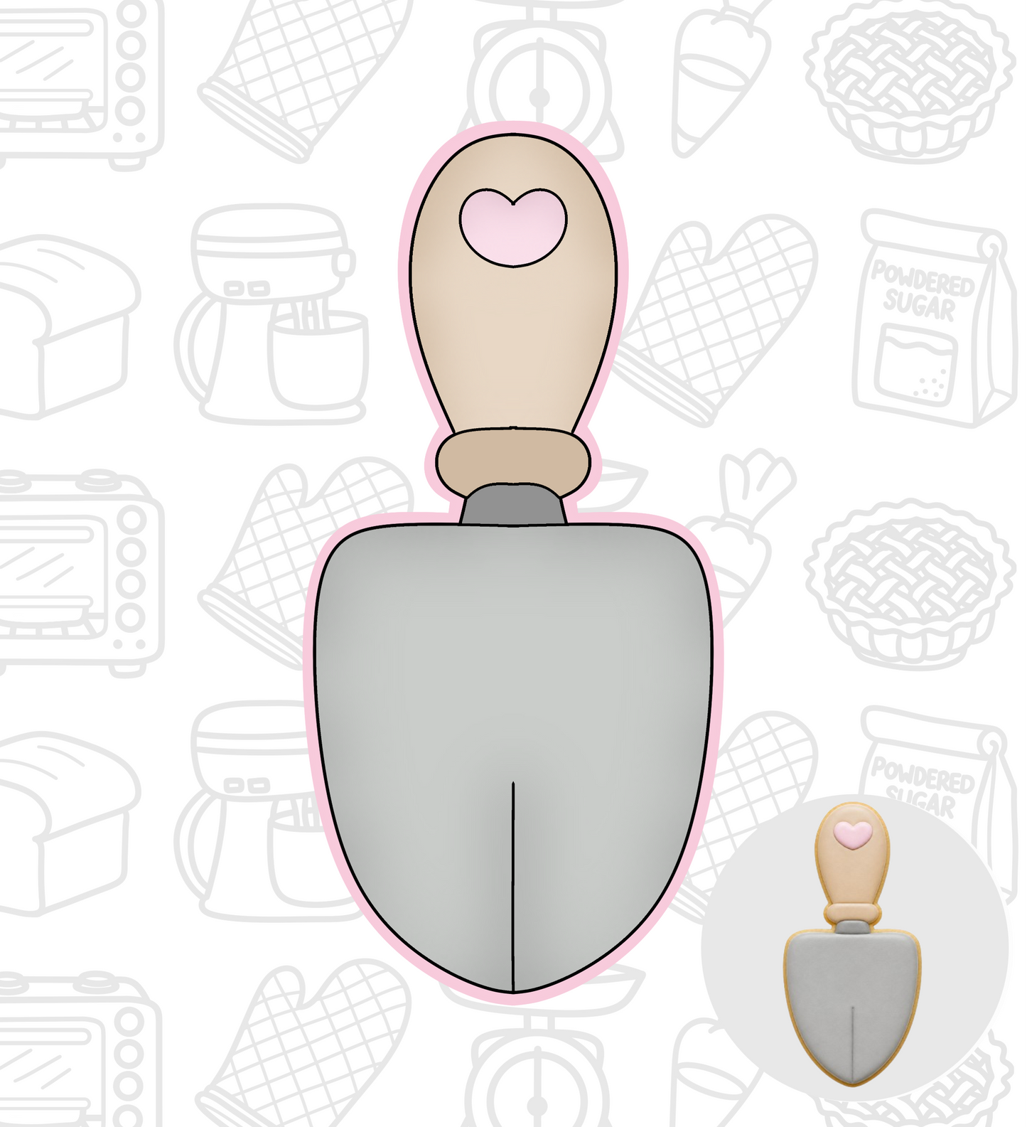 848. Garden Tool Cookie Cutter