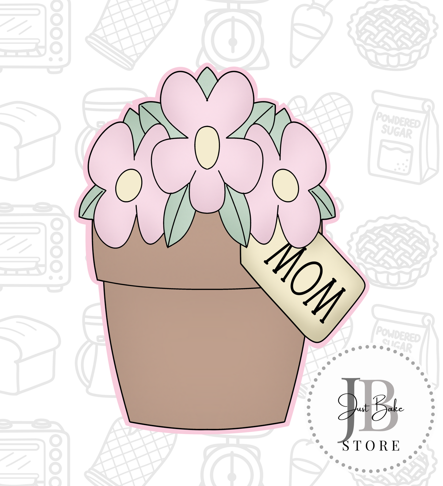 846. Gardening Mom Cookie Cutter Set