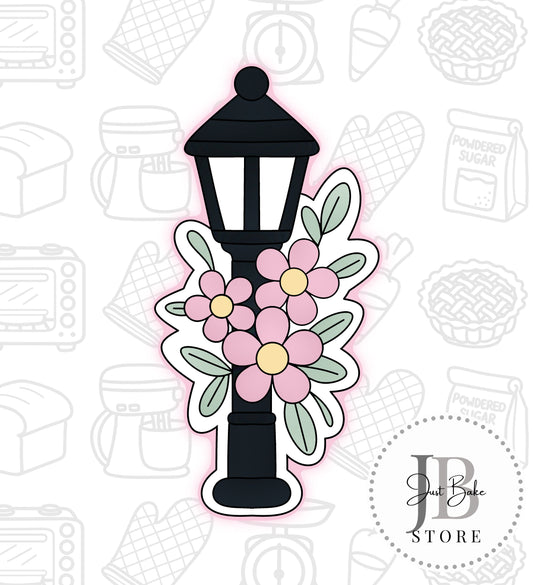 85. Floral Streetlight Cookie Cutter